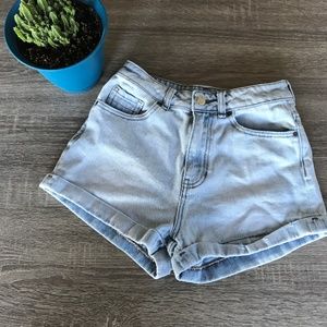 Kendall & Kylie High Rise 100% Cotton Shorts S. 24